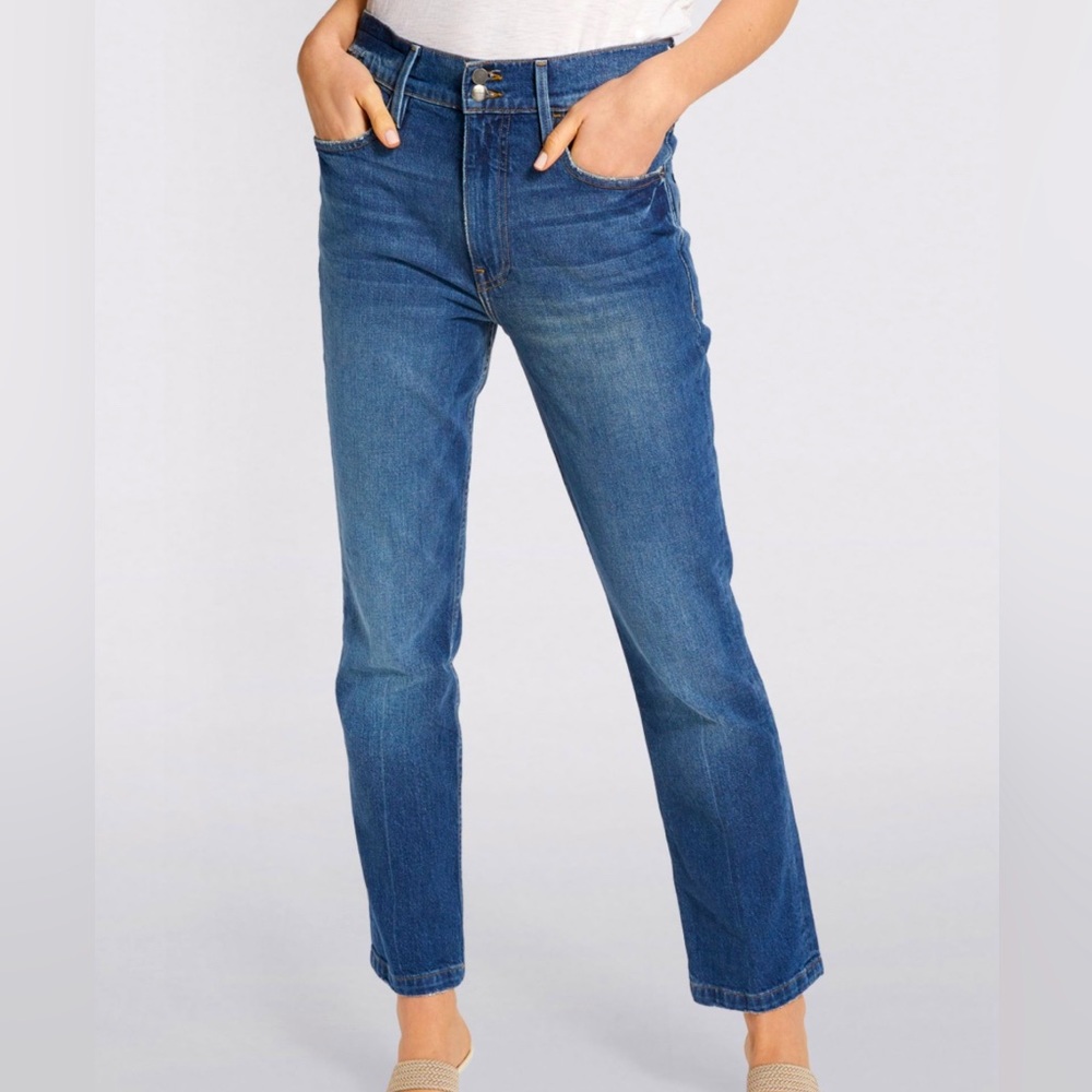 By Anthropologie Frame Le Sylvie Slender Straight Jeans